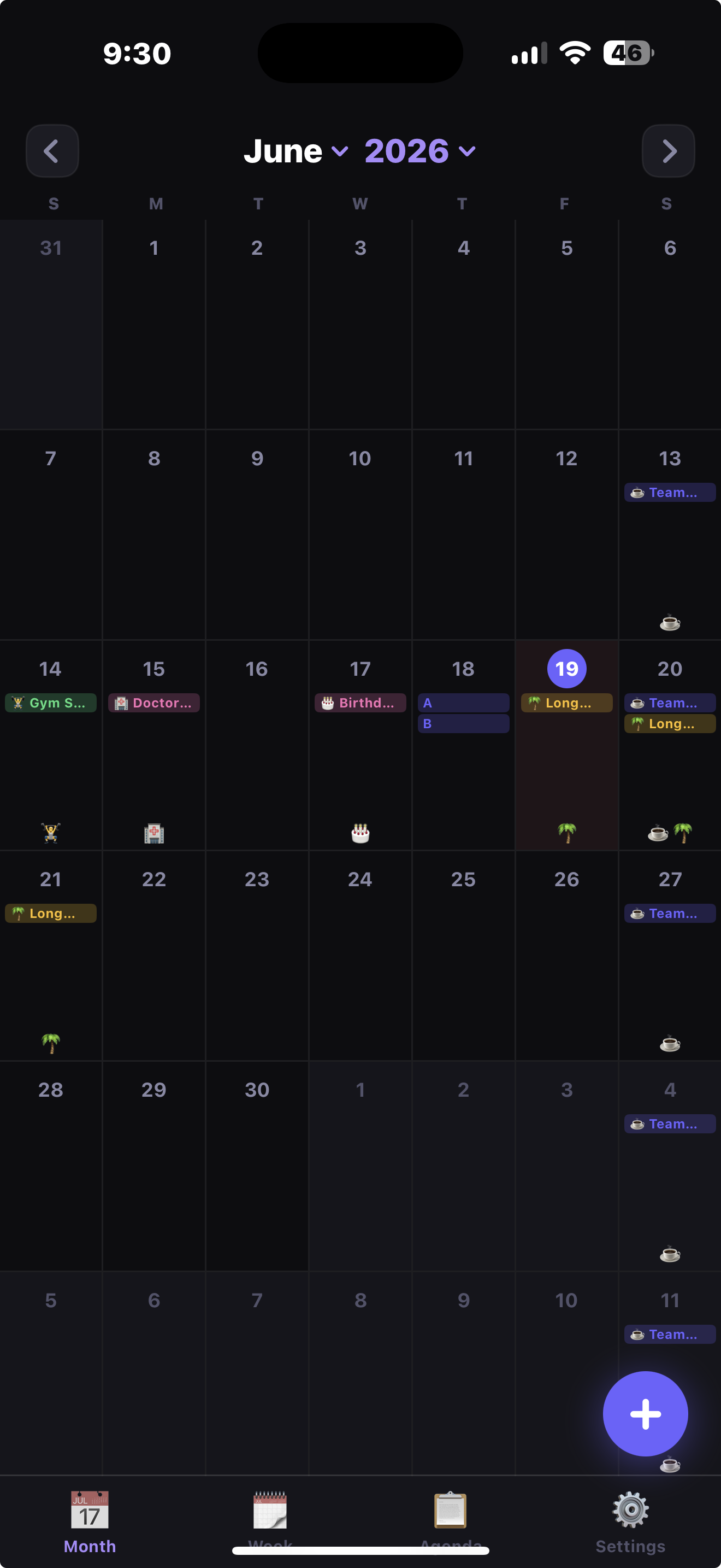 MiCal Calendar App